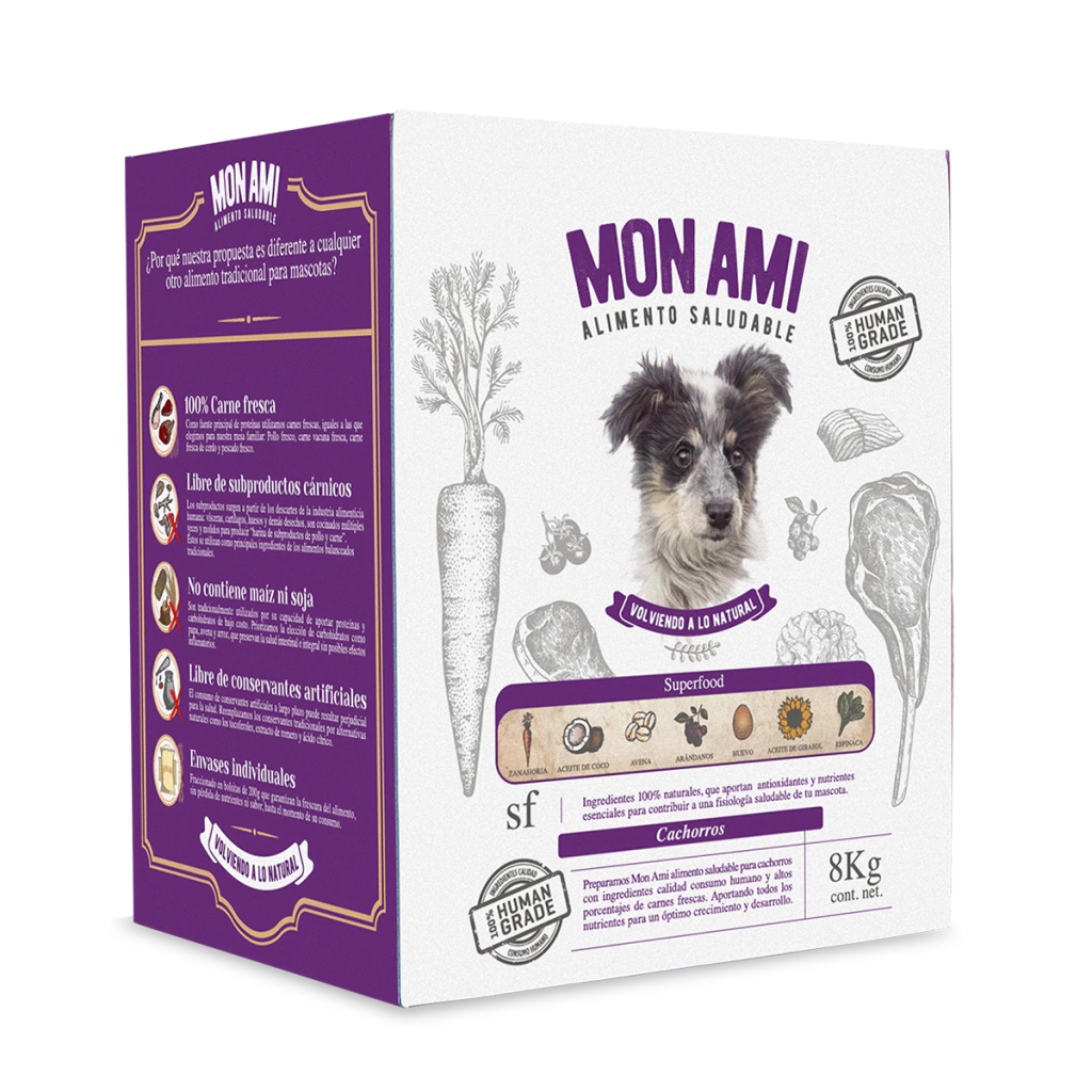 Mon Ami Human Grade Cachorro 8 KG