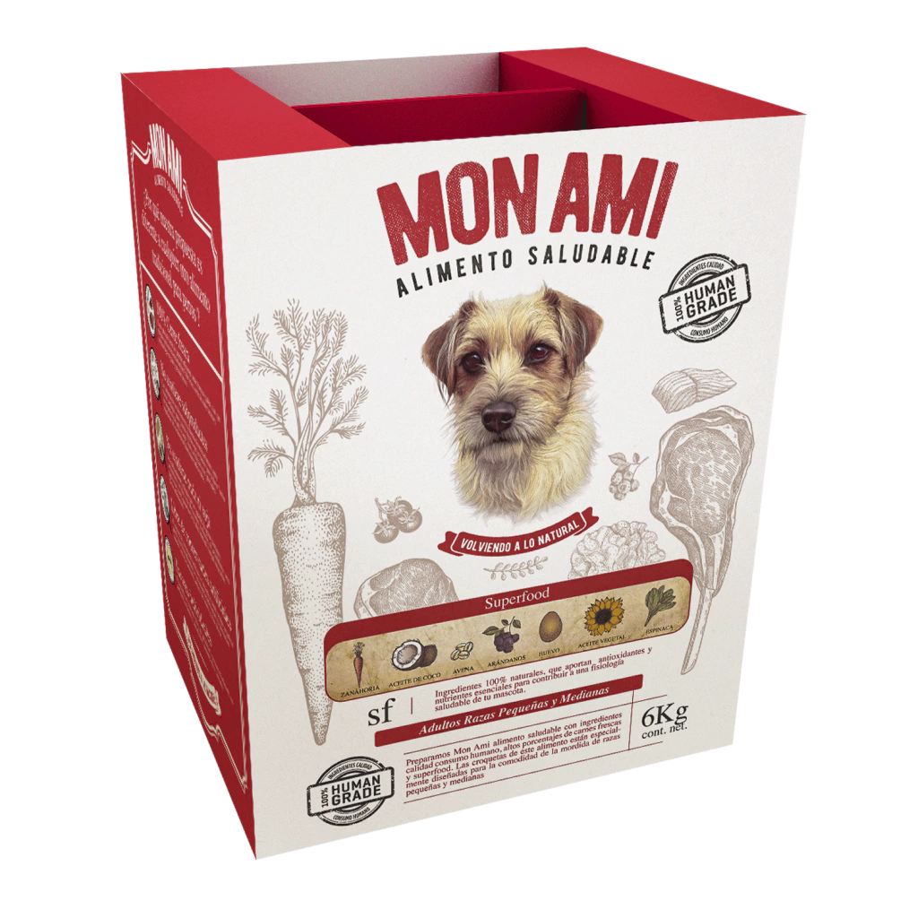Mon Ami Human Grade Razas Pequeñas y Medianas 6 KG